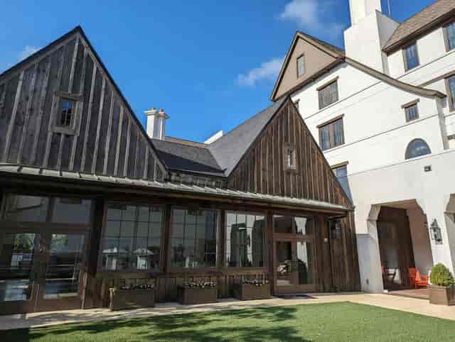 Kessler Boardroom at Grand Bohemian Mountain Brook: Rustic luxury venue for corporate retreats.