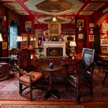 Cozy tea house in The Zetter Marylebone, perfect for intimate meetings and gatherings.