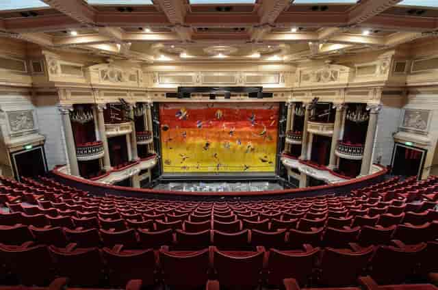 Birmingham Hippodrome theater interior with ornate architecture, perfect for events.