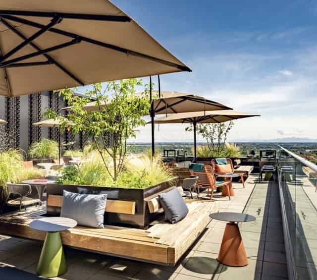 Rooftop terrace