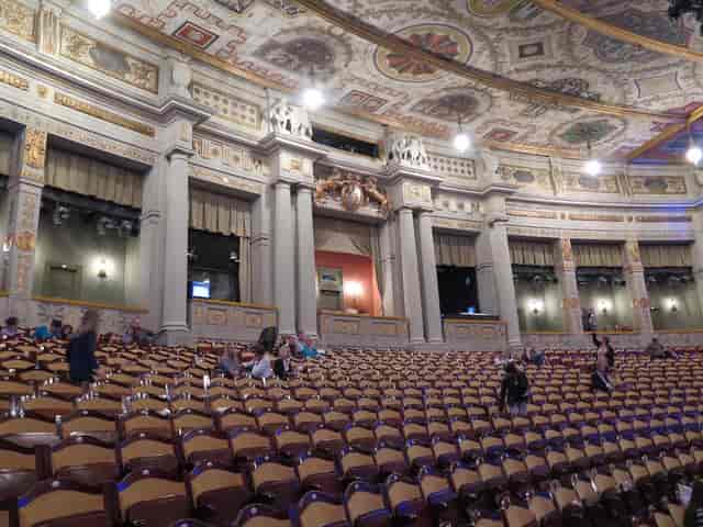 Großes Haus theater venue with historic architecture, perfect for keynotes and plenary sessions.