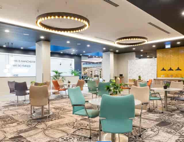 Modern event space in Holiday Inn Manchester City Centre for conferences and meetings.