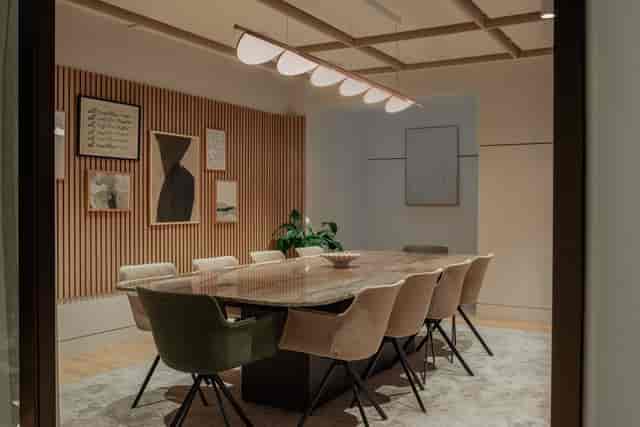 Modern Meeting Room 5 in Uncommon Holborn with elegant decor for professional gatherings.