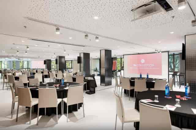 NH Collection Gran Hotel Calderón banquet conference room for corporate meetings and events.