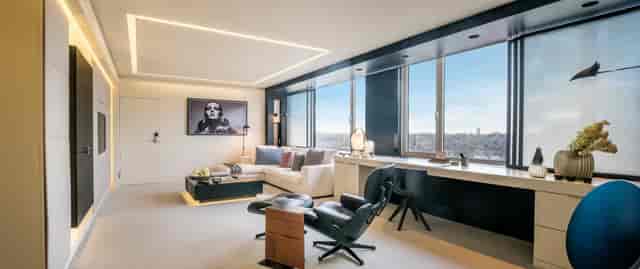 Luxury Splendour Suite at The Hotel Brussels: executive workspace for VIP meetings and events.