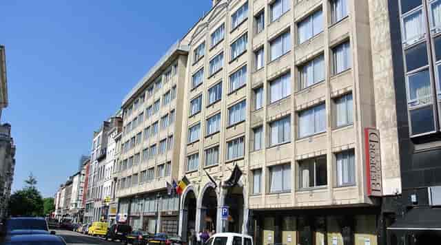 The Bedford Hotel Brussels convention center, mid-century meeting space for corporate events.