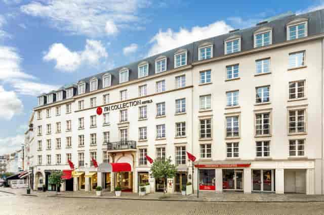 NH Collection Brussels Grand Sablon event space with street-level frontage for corporate meetings.