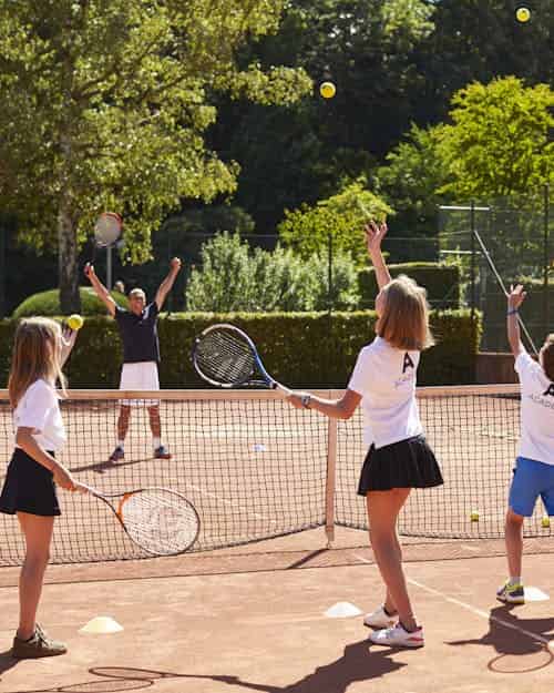 tennis courts