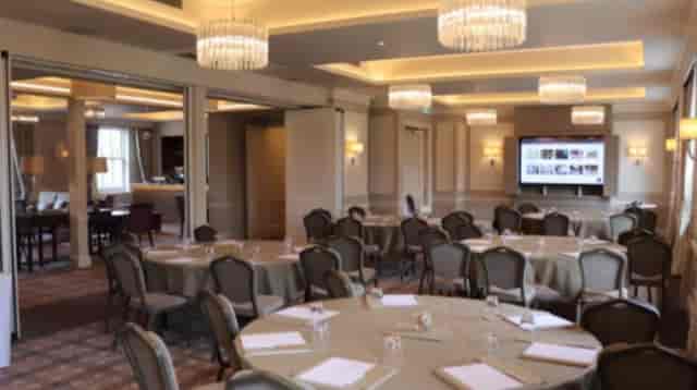 Oxford Suite at Down Hall Hotel, elegant meeting space for conferences and events.
