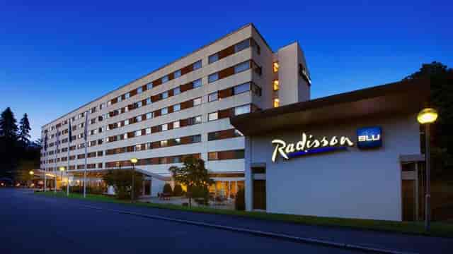 Radisson Blu Park Hotel Oslo: Professional event room for corporate meetings and conferences.