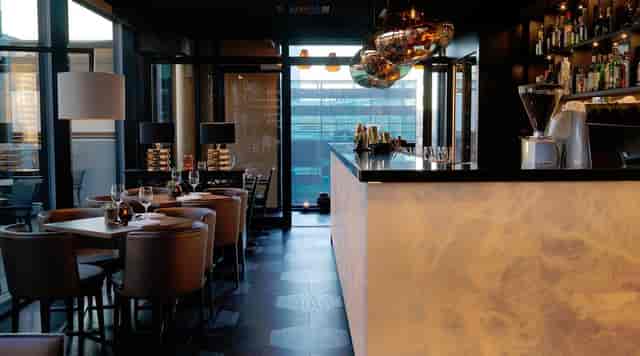 Nodee Sky upscale bar: intimate venue for VIP networking and corporate reception.