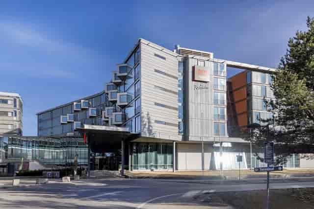 Modern Radisson Blu Oslo Airport conference center for corporate meetings and business events.