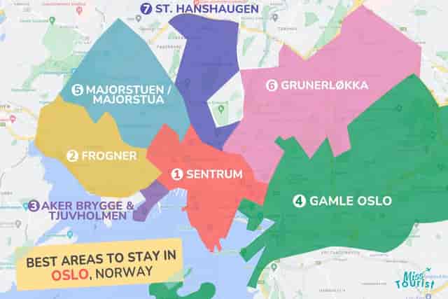 Verkstedhallene Oslo map for event site selection and urban planning.