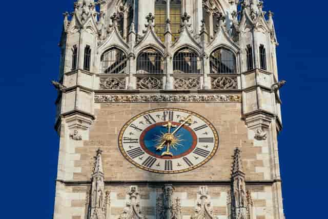 Glockenspiel landmark in Hartmanns, iconic backdrop for city branding and corporate events.