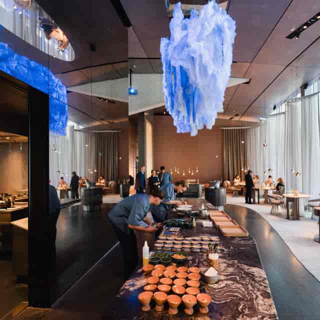 THE CLOUD by Käfer: Open-kitchen venue for upscale corporate receptions and luxury dining events.