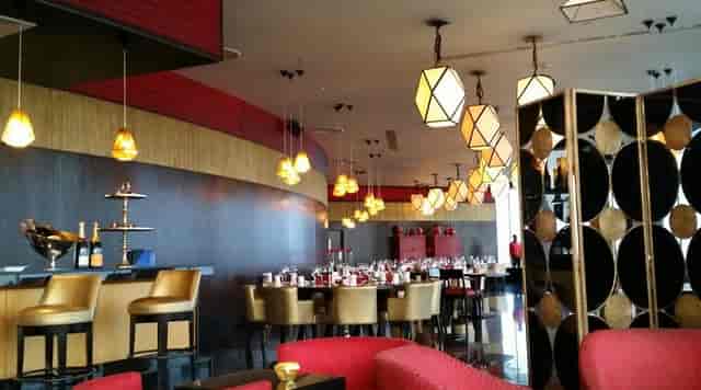 Sage Chinese Restaurant lounge at Vintano Hotel, featuring sleek seating for cocktail receptions.