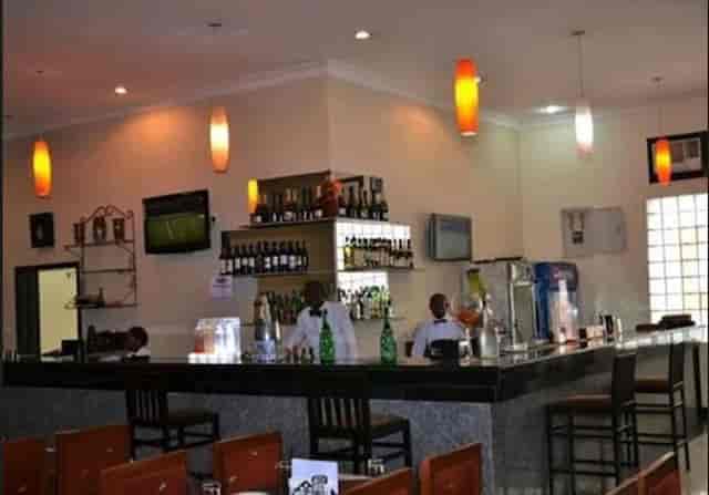 Casual Karma Hotel lounge bar for corporate networking and post-conference drinks.
