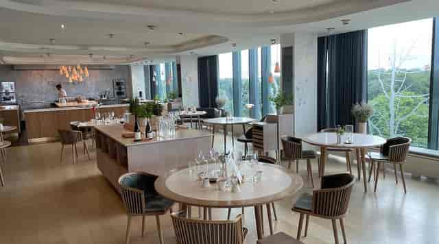 Inspirationskøkkenet at Geranium: upscale corporate luncheon and networking event venue.