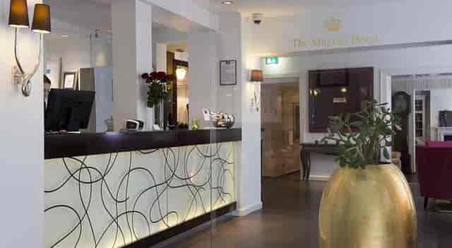 Polished Hotel Mayfair lobby for seamless corporate event check-in and delegate arrivals.