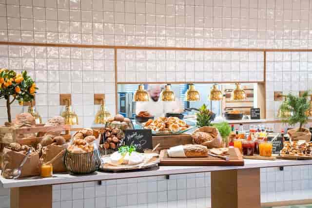 Artisanal breakfast buffet at Radisson Blu Copenhagen for corporate event catering.