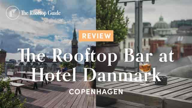 Outdoor hotel bar in Copenhagen for corporate networking and happy hour events.