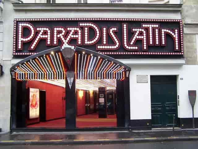 Paradis Latin cabaret entrance for corporate galas and themed incentive events.