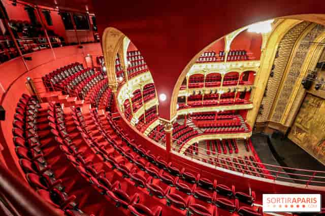 Grande Salle at Théâtre du Châtelet: tiered theater venue for keynote addresses and galas.