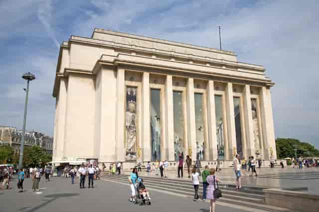 Chaillot Theater Paris: iconic venue exterior for corporate events and luxury galas.