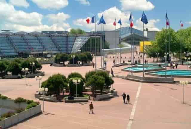 Parc des Expositions Paris: Large exhibition hall plaza for international conferences and events.