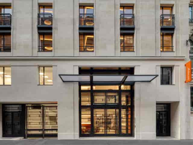 Canopy by Hilton Paris Eiffel Tower modern facade for corporate group events and luxury hotel stays.
