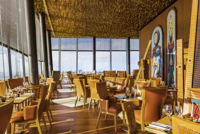 Rooftop bar at TOO Hotel Paris: upscale event venue with city views, perfect for VIP receptions.