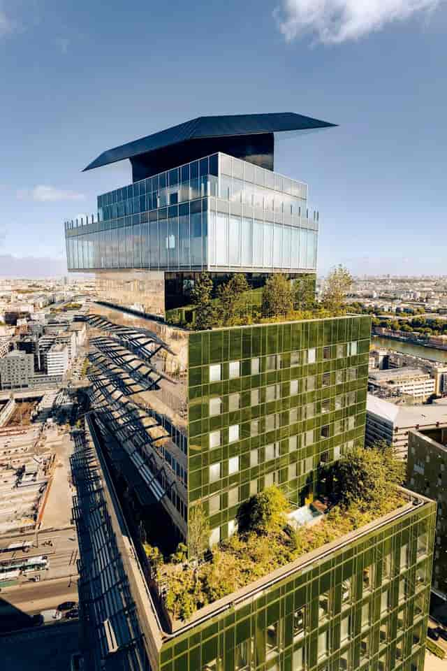 TOO Hotel Paris skyscraper terrace for corporate networking and VIP cocktail events.