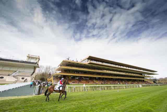 Arc de Triomphe racecourse grandstands for corporate events and experiential marketing.