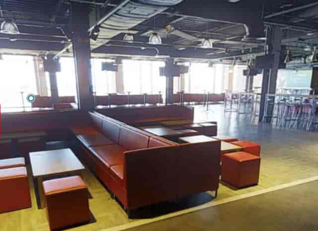 Carlsberg Dugout at Anfield Stadium, modern venue for corporate events and social receptions.