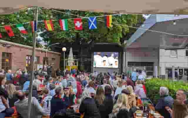 Beer garden