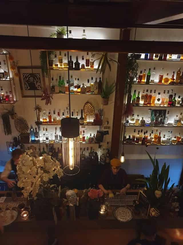Upstairs area
