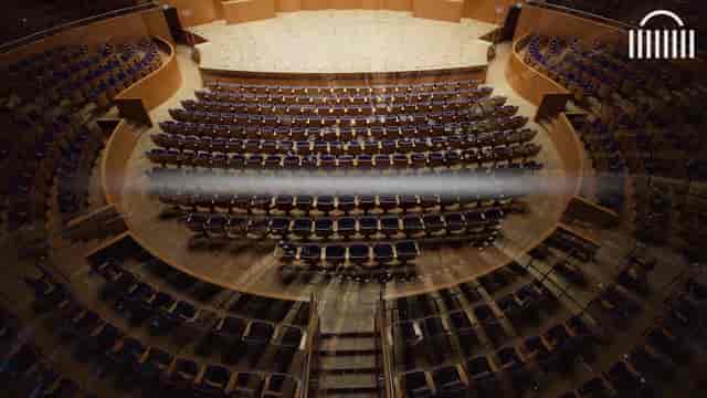 Tonhalle Düsseldorf auditorium with tiered seating, perfect for large plenary sessions and symposia.