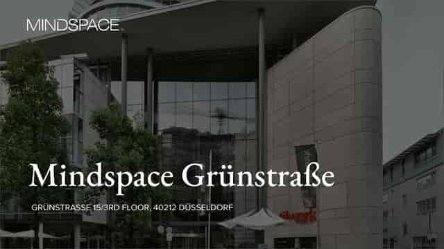 Modern Mindspace Düsseldorf business center, professional meeting space and office rental.