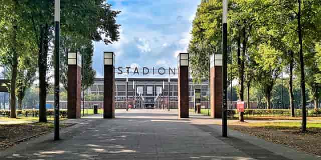 Lukas Podolski Box at RheinEnergieSTADION: Large event venue for stadium activations.