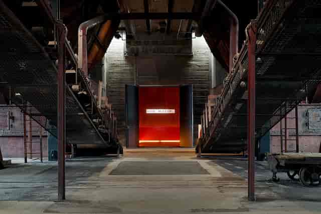 Ruhr Museum industrial shell for avant-garde product launches and corporate event receptions.
