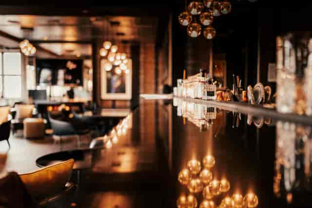 High-end lounge at Legend Hotel for VIP receptions and executive networking events.