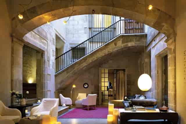 Elegant Hotel Neri venue space with historical architecture for VIP receptions and event hire.
