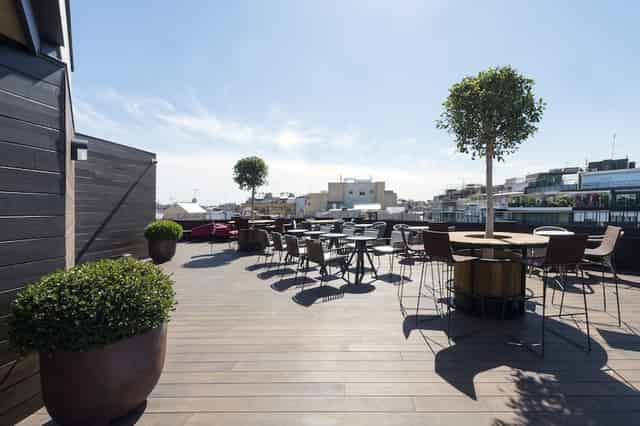 Rooftop terrace