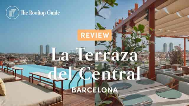 Sunset rooftop terrace at Grand Hotel Central Barcelona for upscale corporate incentive events.