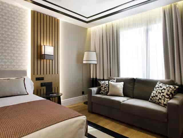 Luxury hotel suite in Tibidabo Barcelona for executive business meetings and VIP hospitality.