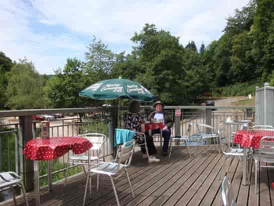 Outdoor meeting room at Dean Heritage Centre for conferences and networking events.