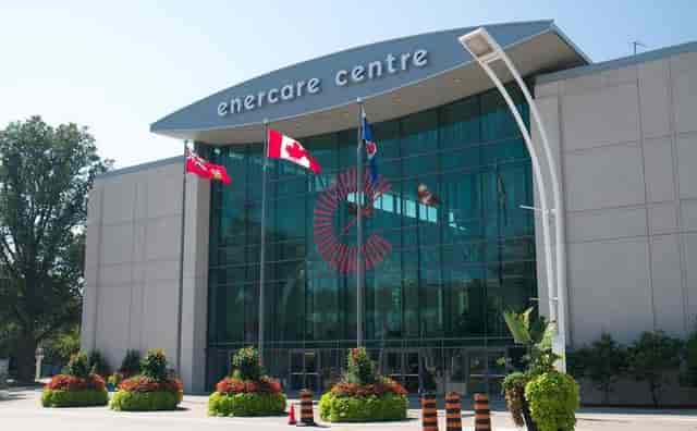 Mezzanine level at Enercare Centre Toronto, ideal for large-scale trade shows and conventions.