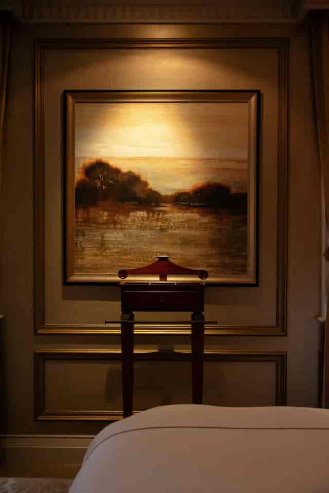 Elegant valet stand at Windsor Arms Hotel for luxury VIP boardroom or executive retreat events.