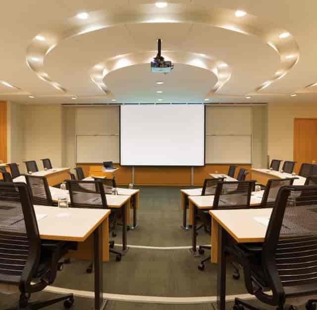 Tiered classroom at Ivey Donald K. Johnson Centre for corporate training and educational seminars.