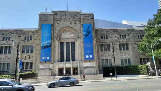 Royal Ontario Museum facade, ideal for corporate event and gala venue hire.